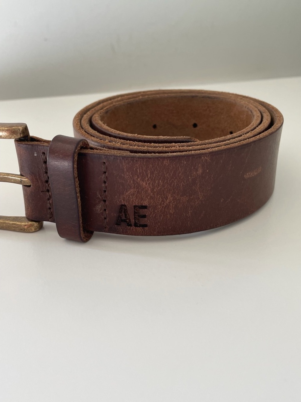 American Eagle Outfitters Brown Leather Belt - Picture 2 of 14